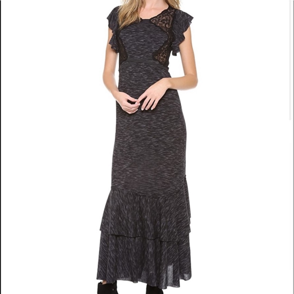 NWT Free People Absolute Attraction Heathered Maxi Dress sz XS - Picture 8 of 10